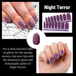 NIB Color Street Night Terror AND Flake My Day Nail Polish Strips
